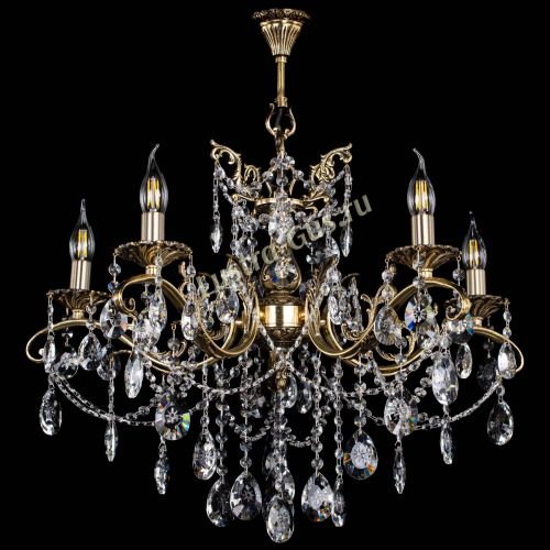 Люстра бронзовая Милана №5/1 звездочка в Симферополе Гусь Хрустальный