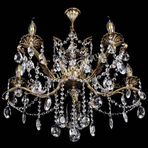 Люстра бронзовая Милана №5/1 звездочка в Симферополе Гусь Хрустальный