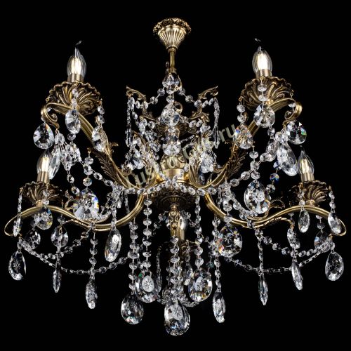 Люстра бронзовая Милана №5/1 звездочка в Симферополе Гусь Хрустальный