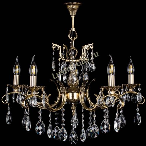 Люстра бронзовая Милана №5/2 баден в Симферополе Гусь Хрустальный