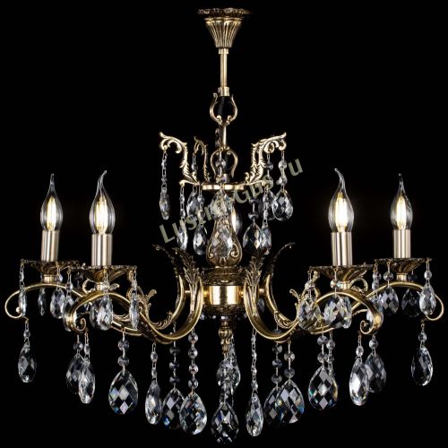 Люстра бронзовая Милана №5/2 баден в Симферополе Гусь Хрустальный