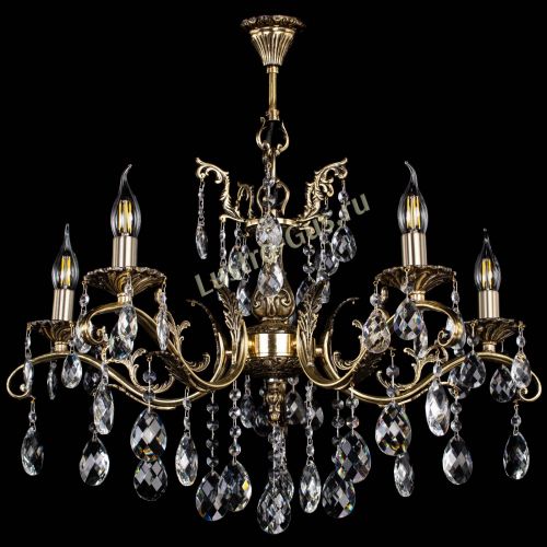 Люстра бронзовая Милана №5/2 баден в Симферополе Гусь Хрустальный