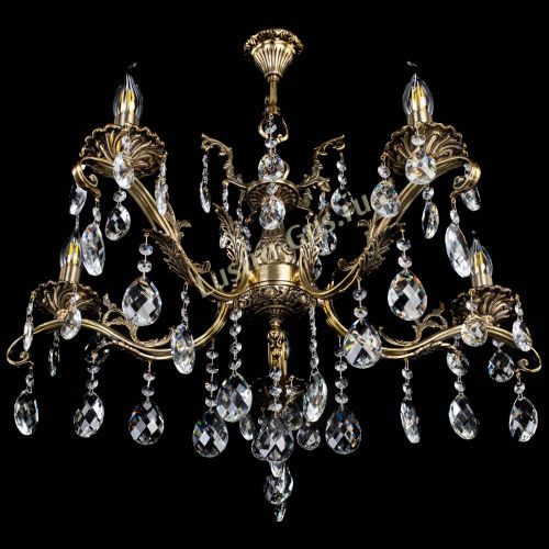 Люстра бронзовая Милана №5/2 баден в Симферополе Гусь Хрустальный