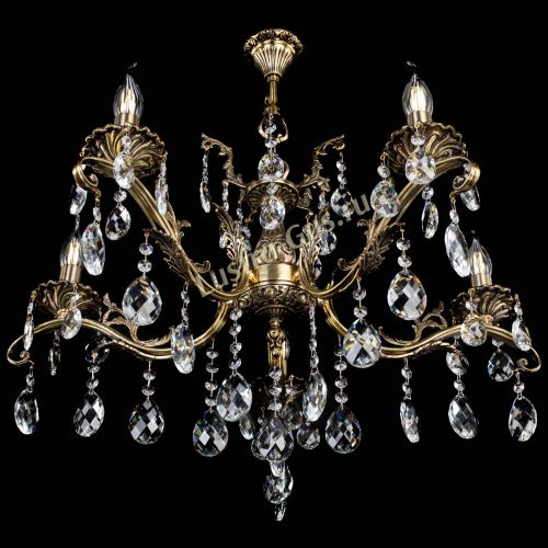 Люстра бронзовая Милана №5/2 баден в Симферополе Гусь Хрустальный