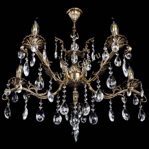 Люстра бронзовая Милана №5/2 журавлик в Симферополе Гусь Хрустальный