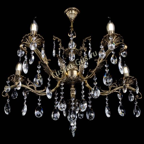 Люстра бронзовая Милана №5/2 журавлик в Симферополе Гусь Хрустальный