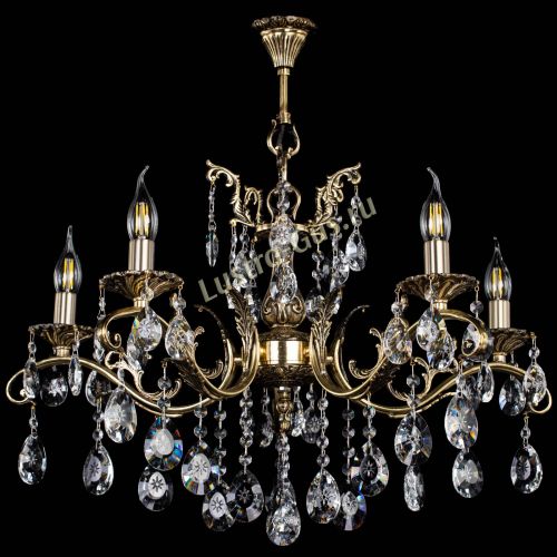 Люстра бронзовая Милана №5/2 звездочка в Симферополе Гусь Хрустальный