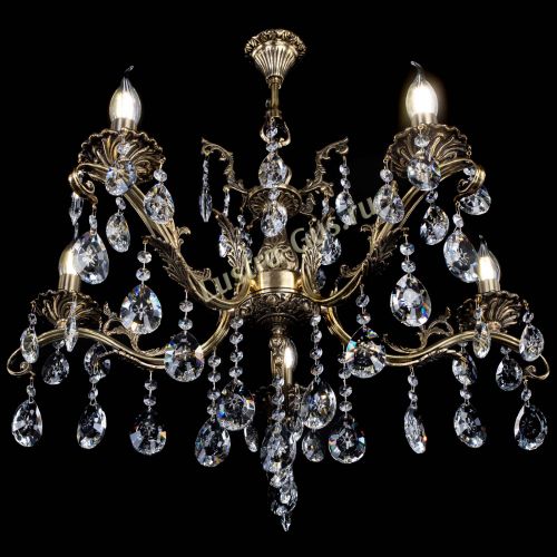 Люстра бронзовая Милана №5/2 звездочка в Симферополе Гусь Хрустальный