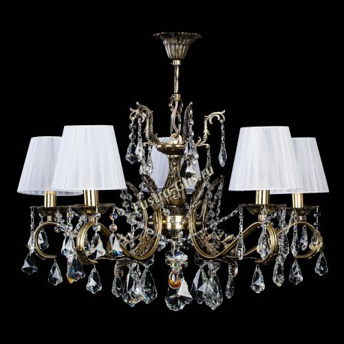 Люстра бронзовая Милана №5 Дубик Прованс в Симферополе Гусь Хрустальный