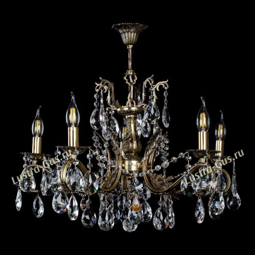 Люстра бронзовая Милана №5 в Симферополе Гусь Хрустальный
