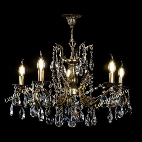 Люстра бронзовая Милана №5 в Симферополе Гусь Хрустальный