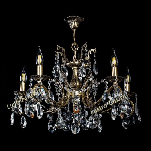 Люстра бронзовая Милана №5 в Симферополе Гусь Хрустальный