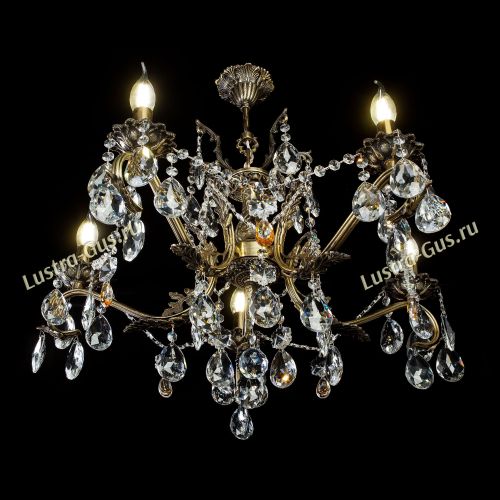 Люстра бронзовая Милана №5 в Симферополе Гусь Хрустальный