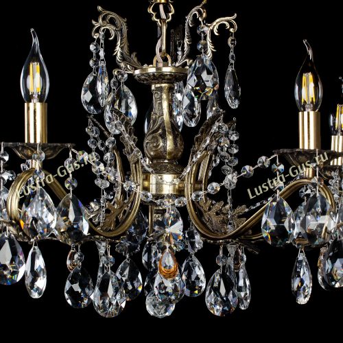 Люстра бронзовая Милана №5 в Симферополе Гусь Хрустальный