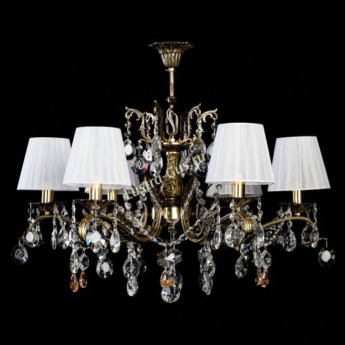 Люстра бронзовая Милана №6 Прованс в Симферополе Гусь Хрустальный