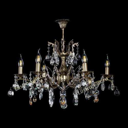 Люстра бронзовая Милана №6 Звездочка в Симферополе Гусь Хрустальный