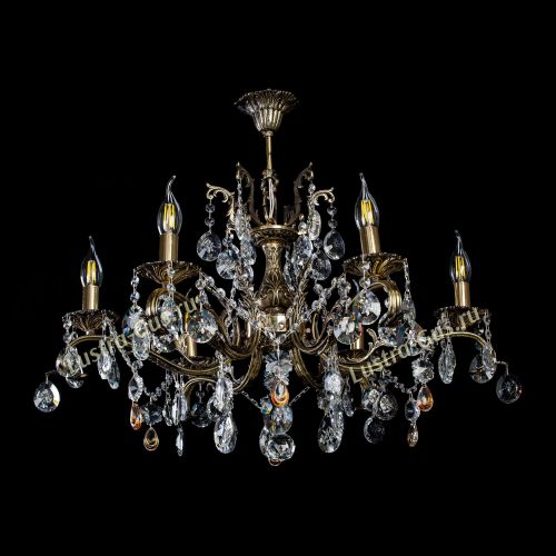 Люстра бронзовая Милана №6 Звездочка в Симферополе Гусь Хрустальный