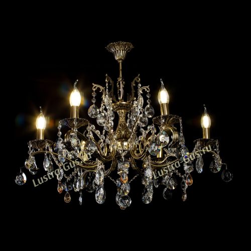 Люстра бронзовая Милана №6 Звездочка в Симферополе Гусь Хрустальный