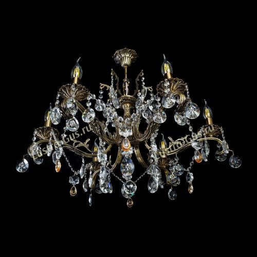 Люстра бронзовая Милана №6 Звездочка в Симферополе Гусь Хрустальный