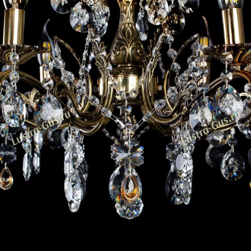 Люстра бронзовая Милана №6 Звездочка в Симферополе Гусь Хрустальный