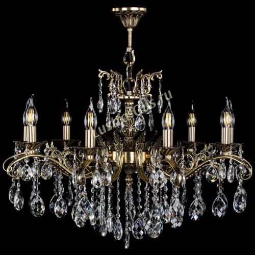 Люстра бронзовая Милана №9/2 баден в Симферополе Гусь Хрустальный