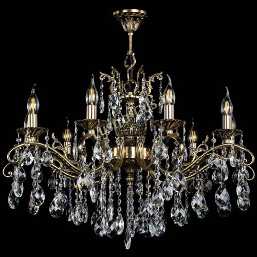 Люстра бронзовая Милана №9/2 баден в Симферополе Гусь Хрустальный