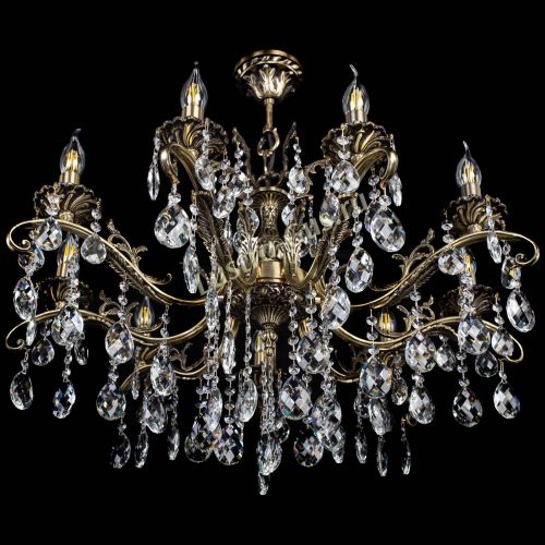 Люстра бронзовая Милана №9/2 баден в Симферополе Гусь Хрустальный