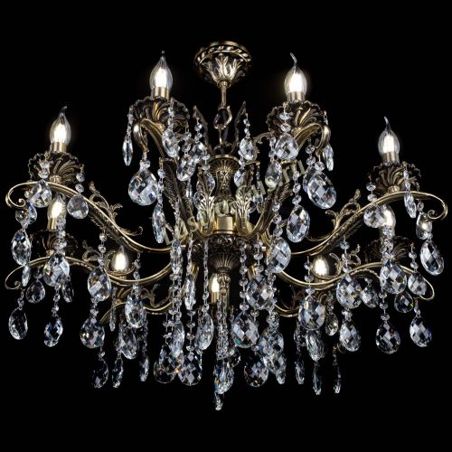 Люстра бронзовая Милана №9/2 баден в Симферополе Гусь Хрустальный