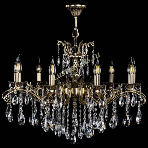 Люстра бронзовая Милана №9/2 журавлик в Симферополе Гусь Хрустальный