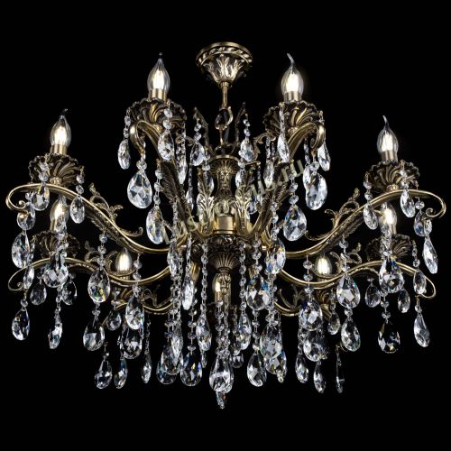 Люстра бронзовая Милана №9/2 журавлик в Симферополе Гусь Хрустальный