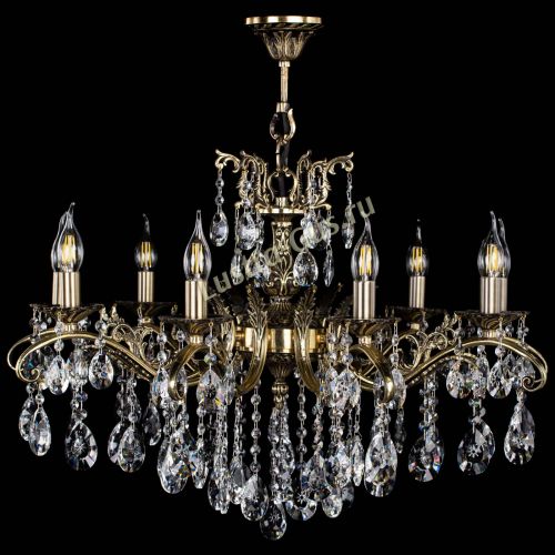 Люстра бронзовая Милана №9/2 звездочка в Симферополе Гусь Хрустальный