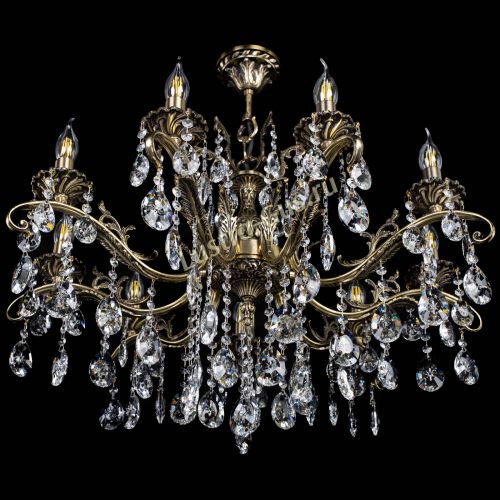 Люстра бронзовая Милана №9/2 звездочка в Симферополе Гусь Хрустальный