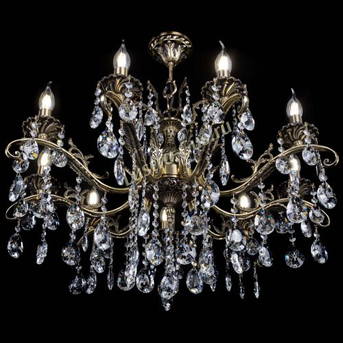 Люстра бронзовая Милана №9/2 звездочка в Симферополе Гусь Хрустальный