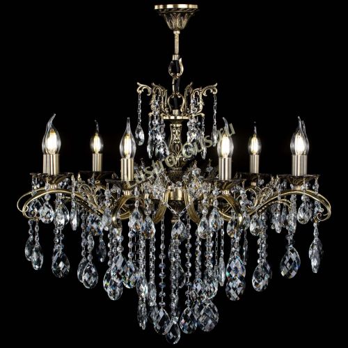 Люстра бронзовая Милана №9 баден в Симферополе Гусь Хрустальный