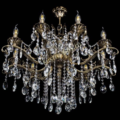 Люстра бронзовая Милана №9 баден в Симферополе Гусь Хрустальный