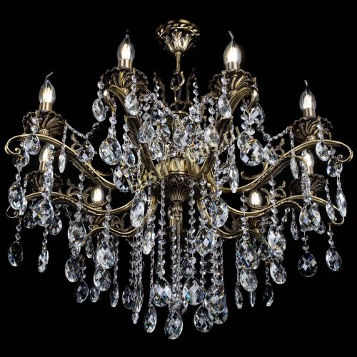 Люстра бронзовая Милана №9 баден в Симферополе Гусь Хрустальный