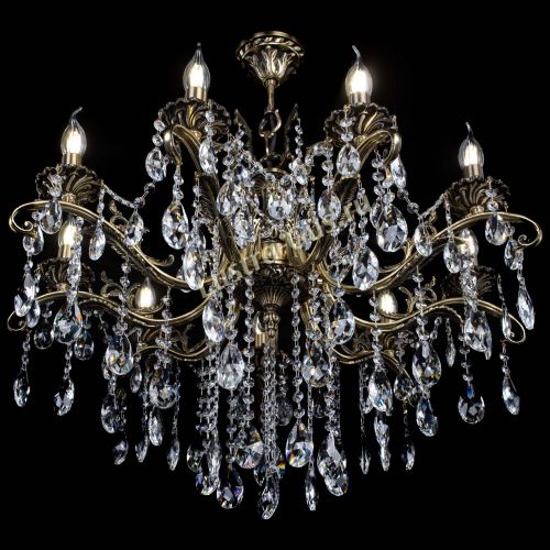 Люстра бронзовая Милана №9 журавлик в Симферополе Гусь Хрустальный