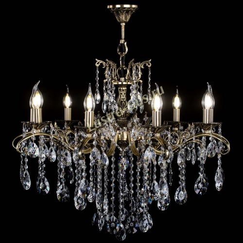 Люстра бронзовая Милана №9 звездочка в Симферополе Гусь Хрустальный