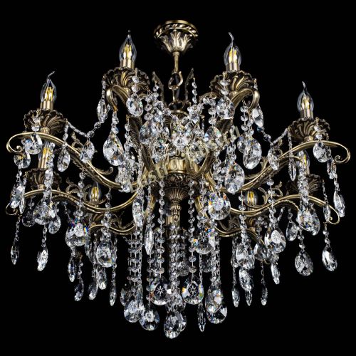 Люстра бронзовая Милана №9 звездочка в Симферополе Гусь Хрустальный