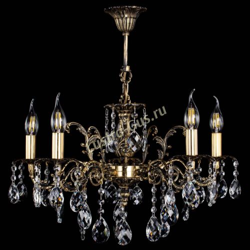 Люстра бронзовая Муза №5/2 баден в Симферополе Гусь Хрустальный
