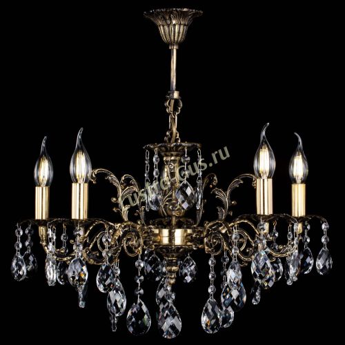 Люстра бронзовая Муза №5/2 баден в Симферополе Гусь Хрустальный