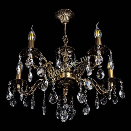 Люстра бронзовая Муза №5/2 баден в Симферополе Гусь Хрустальный