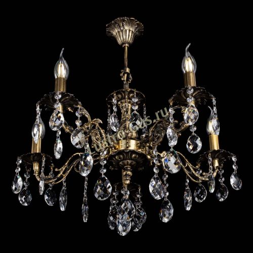 Люстра бронзовая Муза №5/2 баден в Симферополе Гусь Хрустальный