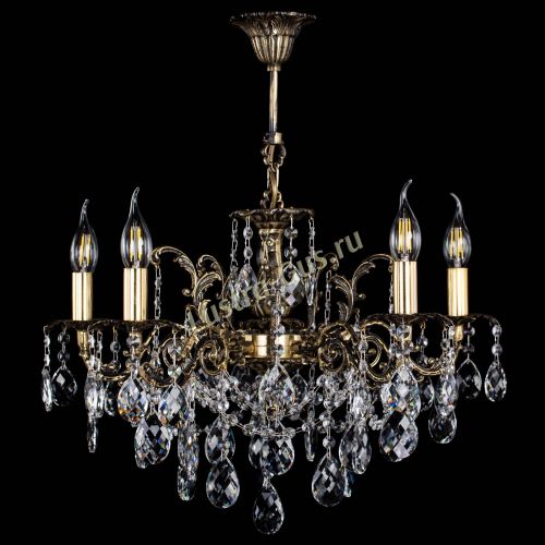 Люстра бронзовая Муза №5 баден в Симферополе Гусь Хрустальный