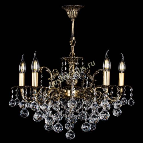 Люстра бронзовая Муза №5 шар в Симферополе Гусь Хрустальный