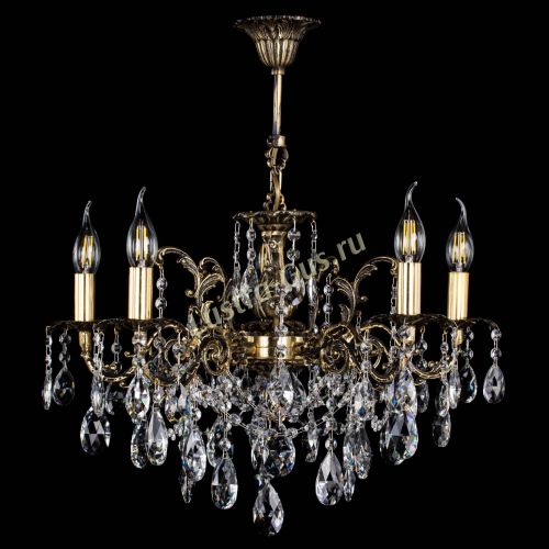 Люстра бронзовая Муза №5 журавлик в Симферополе Гусь Хрустальный