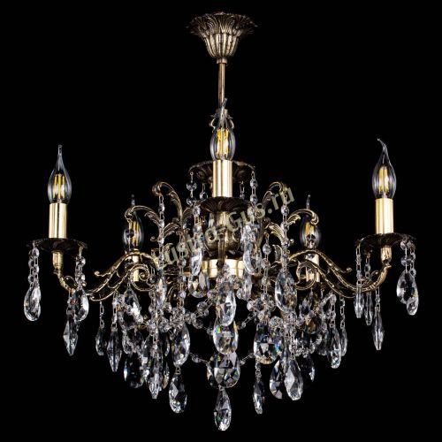 Люстра бронзовая Муза №5 журавлик в Симферополе Гусь Хрустальный