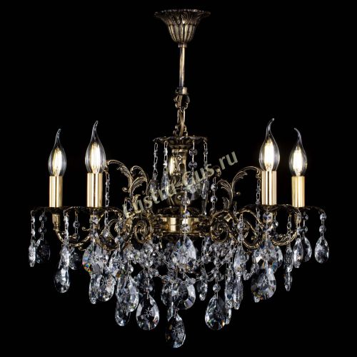 Люстра бронзовая Муза №5 звездочка в Симферополе Гусь Хрустальный