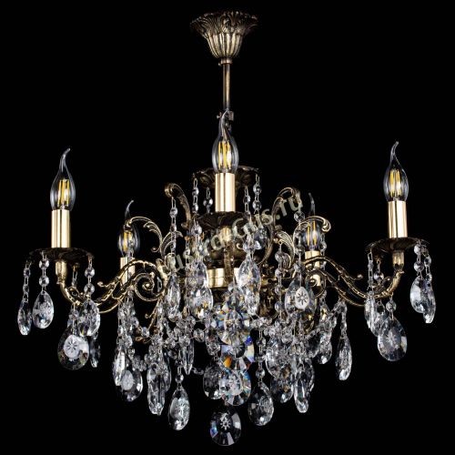 Люстра бронзовая Муза №5 звездочка в Симферополе Гусь Хрустальный