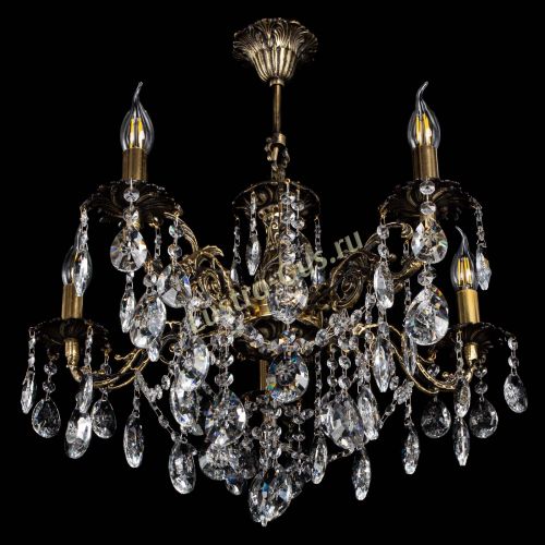 Люстра бронзовая Муза №5 звездочка в Симферополе Гусь Хрустальный